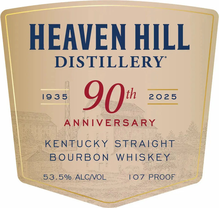 Heaven Hill 90th Anniversary 9 Year Old Kentucky Straight Bourbon Whiskey 750ml - Main Street Liquor