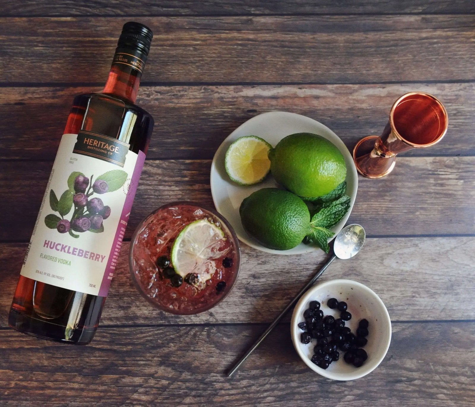 Heritage Distilling Co Huckleberry Flavored Vodka - Main Street Liquor
