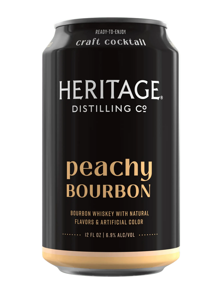 Heritage Distilling Co Peachy Bourbon 4 Pack Cans - Main Street Liquor
