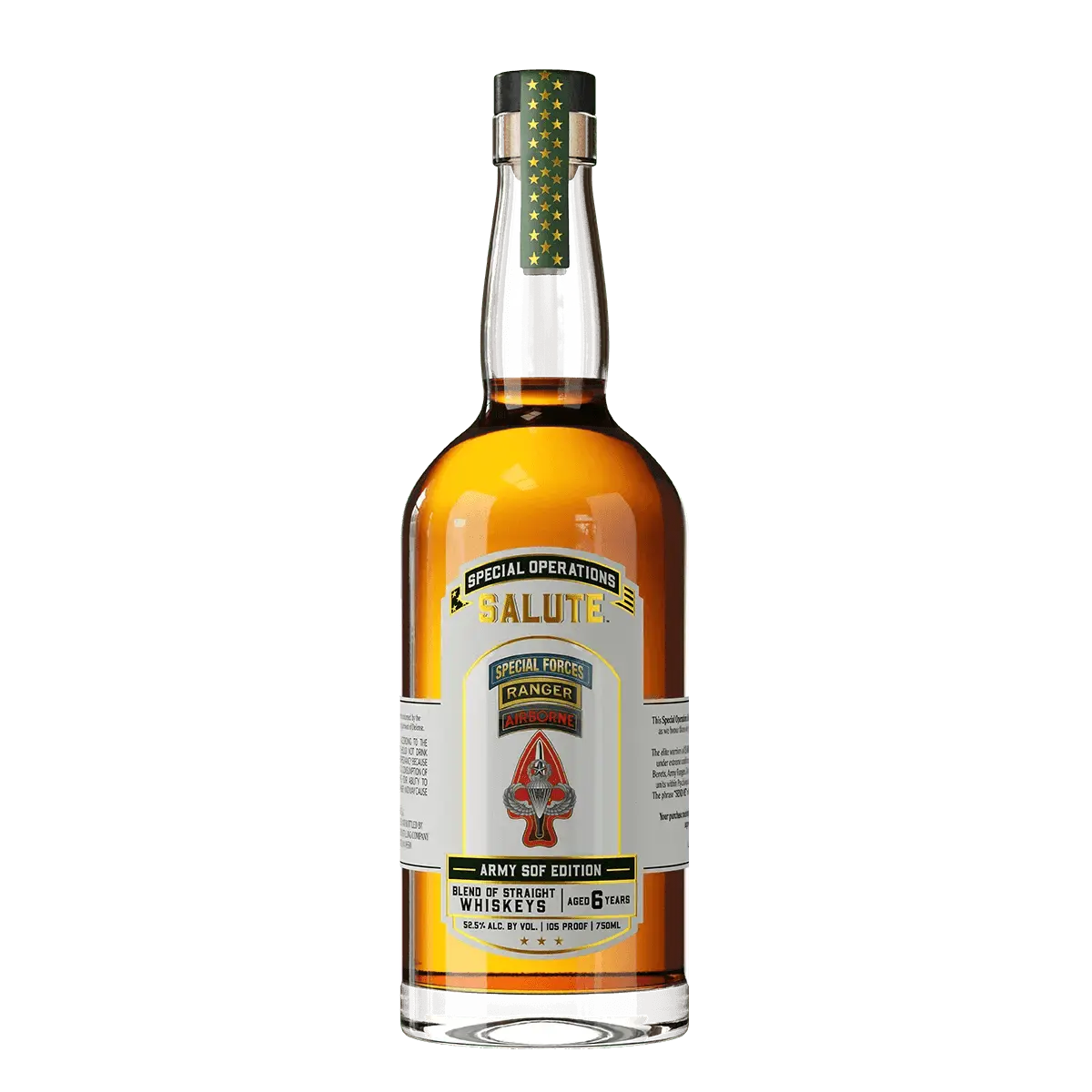 Heritage Distilling Co Special Operations Salute™ Whiskey - Army SOF Edition (Bottle Only) - Main Street Liquor