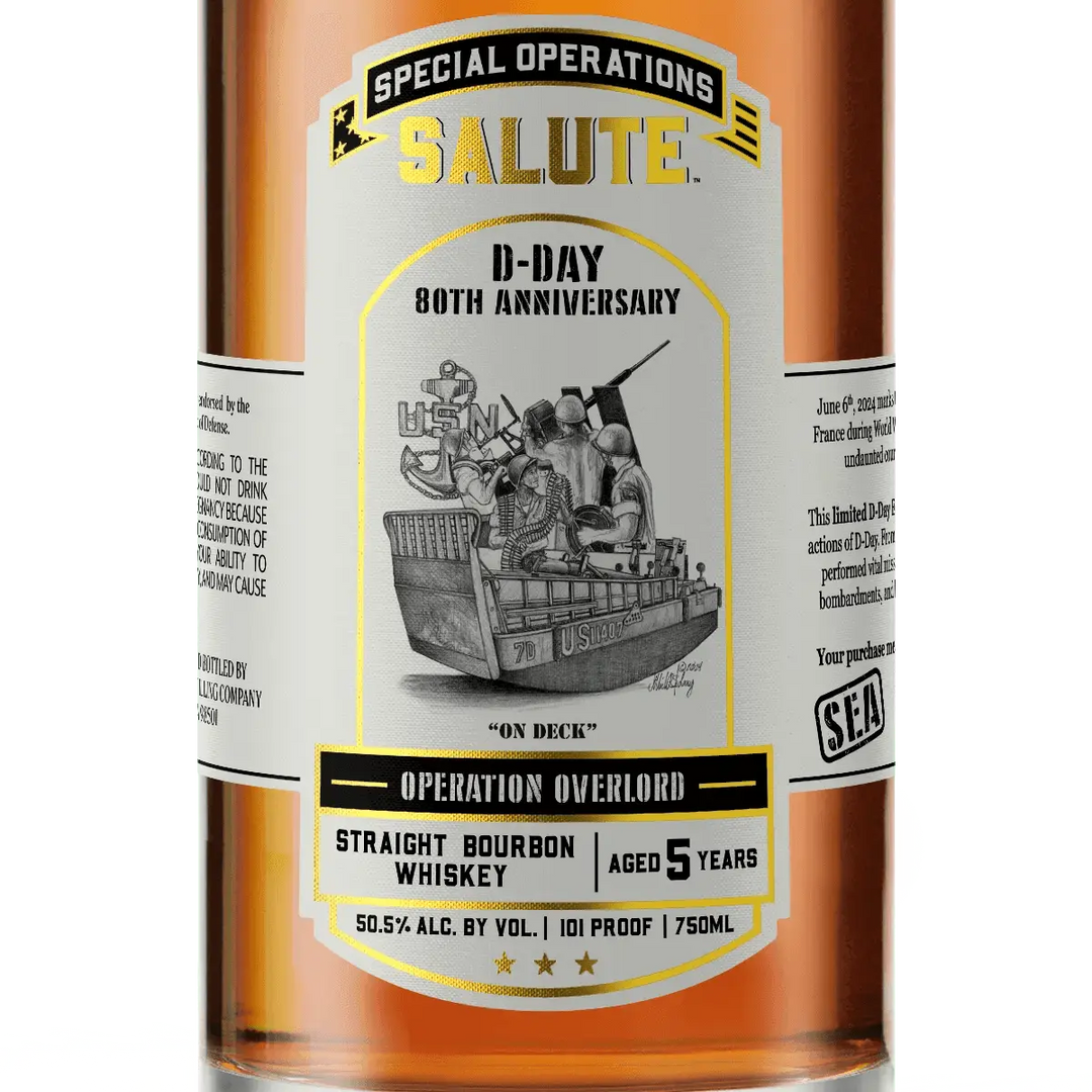 Heritage Distilling Co Special Operations Salute™ Whiskey - D - Day 80th Anniversary - SEA - Main Street Liquor