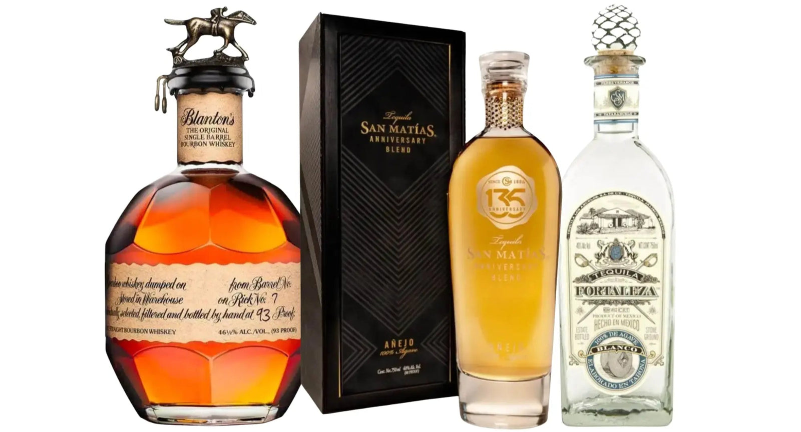 Heritage Reserve Collection: Blanton’s, Fortaleza Blanco & San Matías 135th Anniversary Añejo - Main Street Liquor