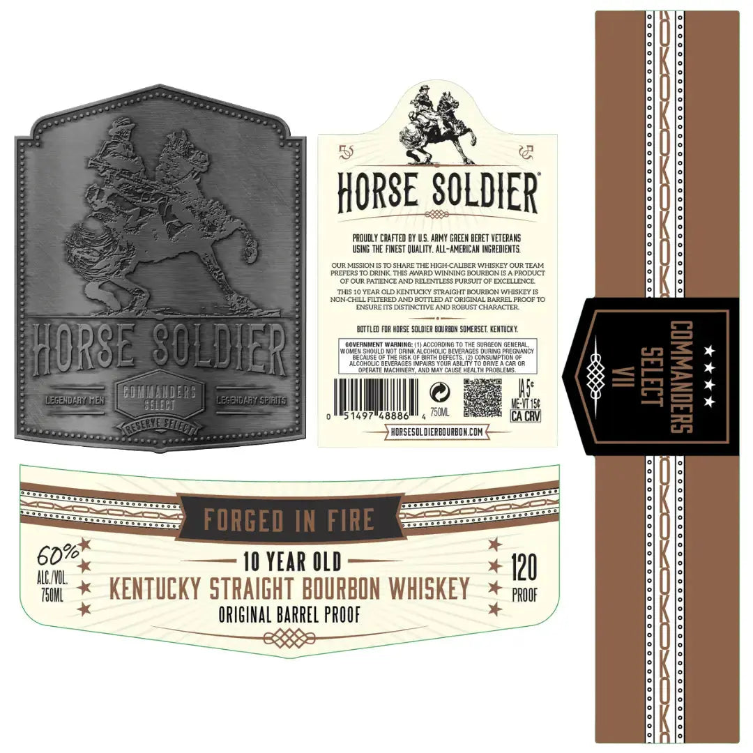 Horse Soldier Commander’s Select VII 10 Year Barrel Proof Bourbon - Main Street Liquor