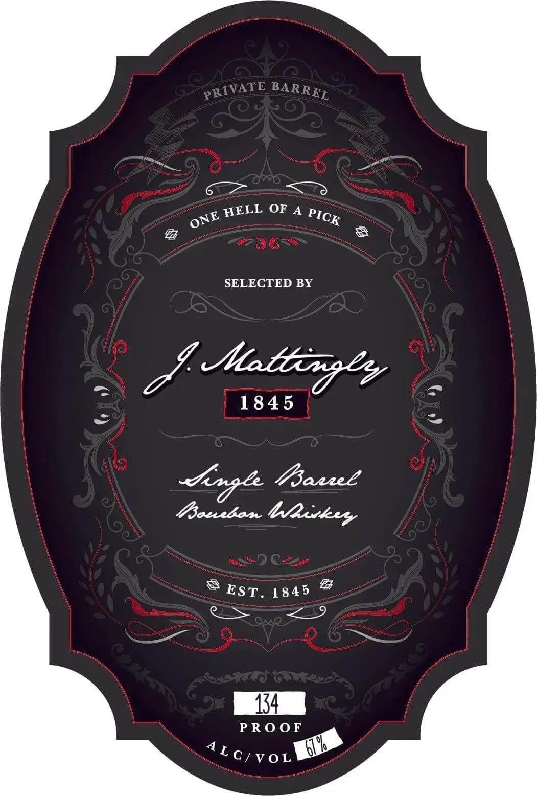 J. Mattingly 1845 Single Barrel Bourbon “2 Month Drill” Private Barrel - Main Street Liquor