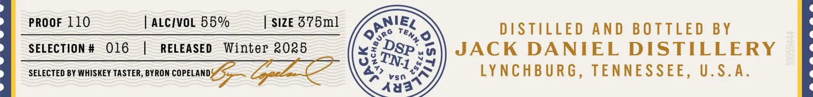 Jack Daniel’s Distillery Series Tennessee Rye Table Syrup Barrel - Main Street Liquor