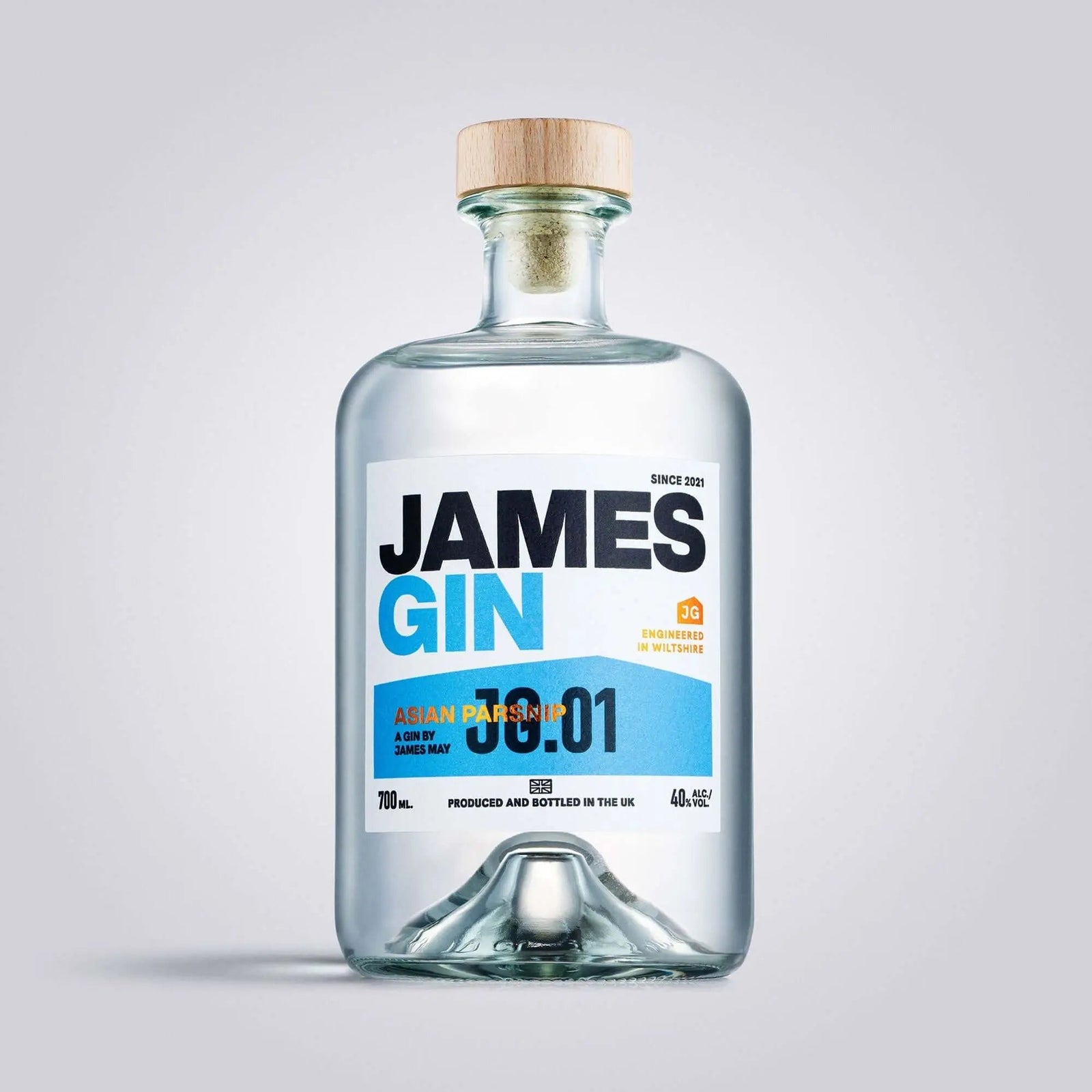 James Gin Asian Parsnip 700mL 80 Proof W/ Souvenir Gift Key Chain - Main Street Liquor
