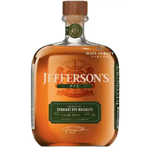 Jefferson's Rye Blend of Straight Rye Whiskeys - Main Street Liquor