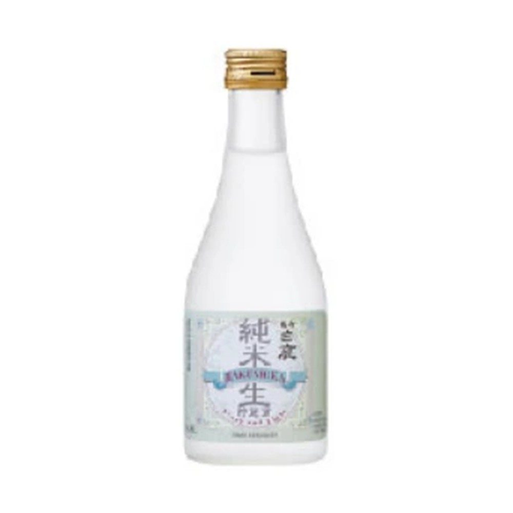 Hakushika Kuromatsu Fresh &amp; Light Junmai Sake 300ml - Case of 12