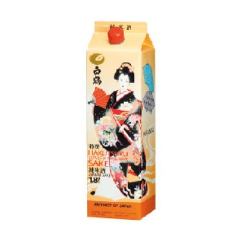 Hakutsuru Junmai Paper Pack Cup Sake 1800ml