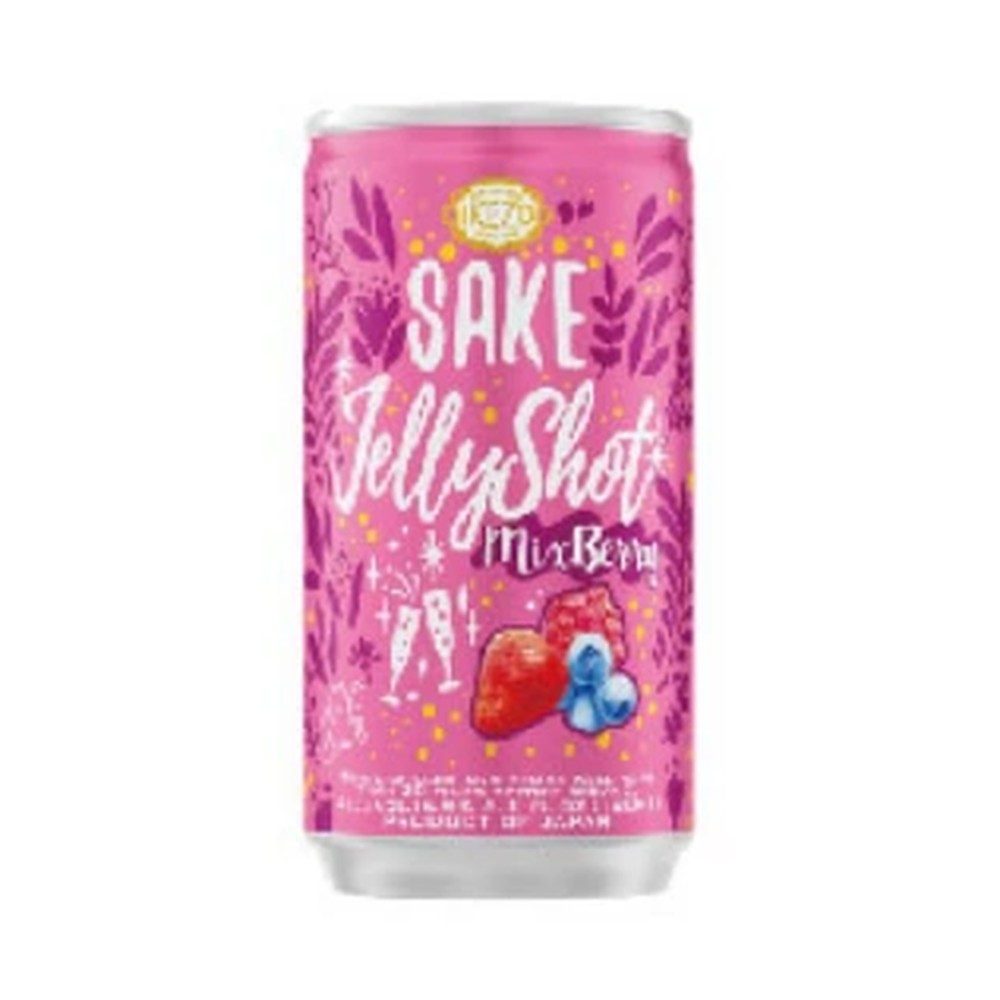 Ozeki Ikezo Sake Jelly Shot - Mix Berry Sparkling 180ml - Case of 30