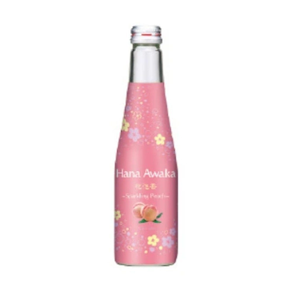 Ozeki Hana Awaka Sparkling - Peach Sake 250ml - Case of 12