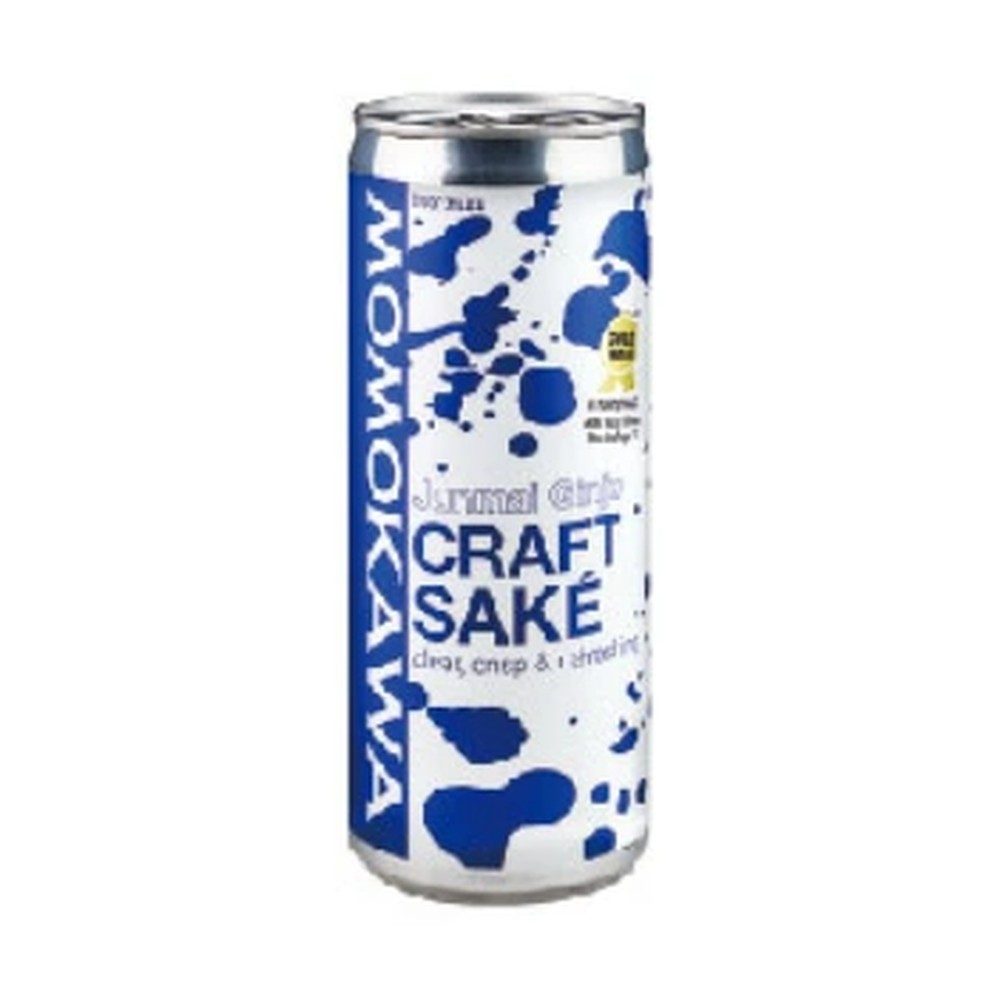 Momokawa Junmai Ginjo Craft Sake Can Cup 250ml - Case of 24