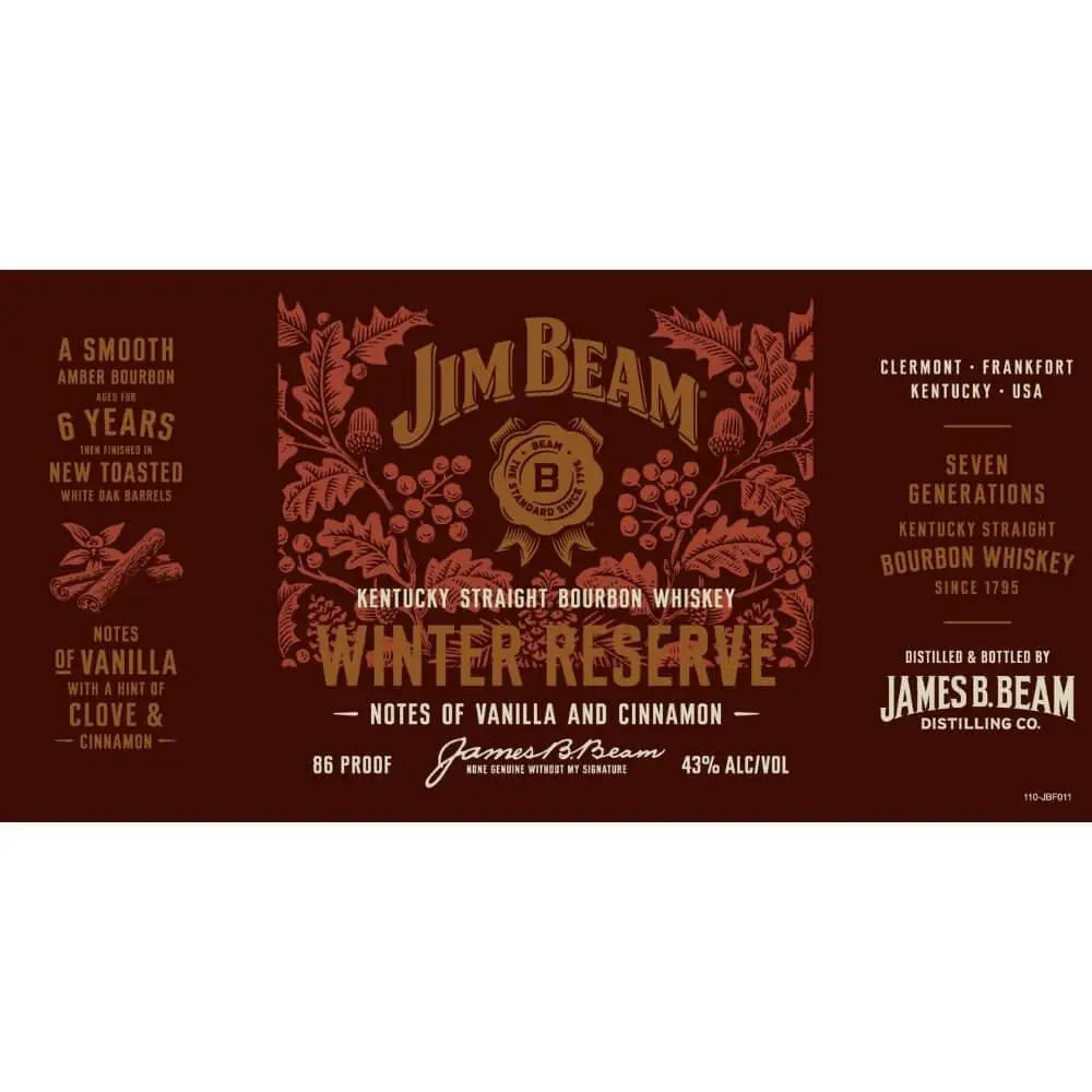 Jim Beam Winter Reserve Kentucky Straight Bourbon - Main Street Liquor