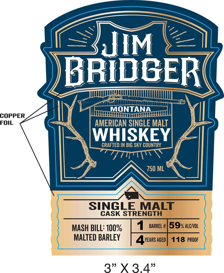 Jim Bridger American Single Malt Whiskey - Main Street Liquor