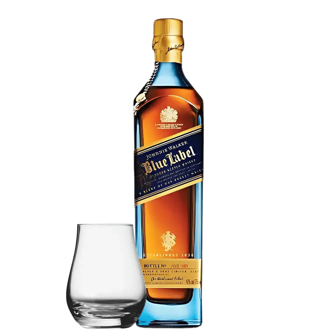 Johnnie Walker Blue Label with Spey Dram Glass - Main Street Liquor