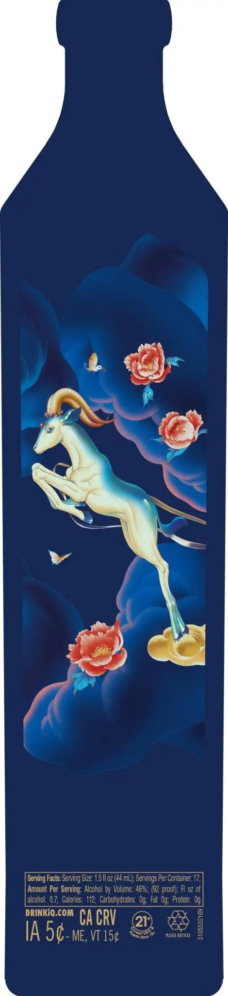 Johnnie Walker Blue Label Year of The Fire Goat Lunar New Year By JiaYi Li Blended Scotch Whisky - Main Street Liquor