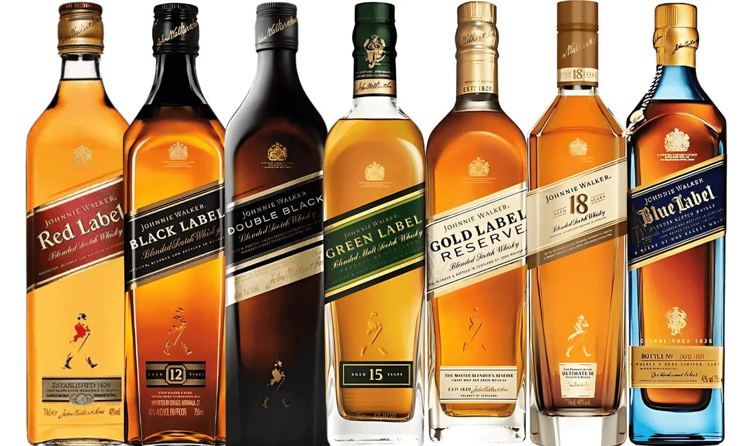 Johnnie Walker Collection: Red, Black, Double Black, Green, Gold, 18 Year &amp; Blue Label - Main Street Liquor