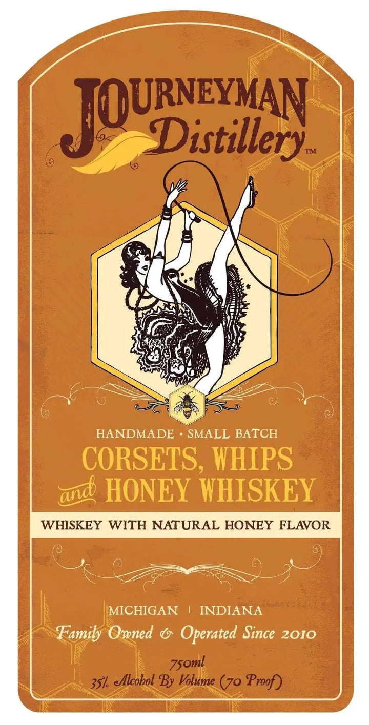 Journeyman Distillery Corsets, Whips and Honey Whiskey - Main Street Liquor