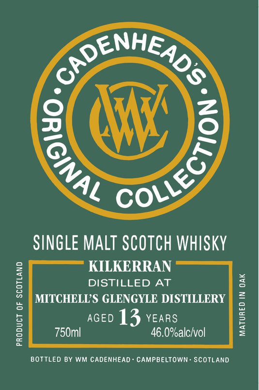 Kilkerran 13 Year Old Single Malt Scotch Whisky Bourbon & Ruby Port Casks - Main Street Liquor