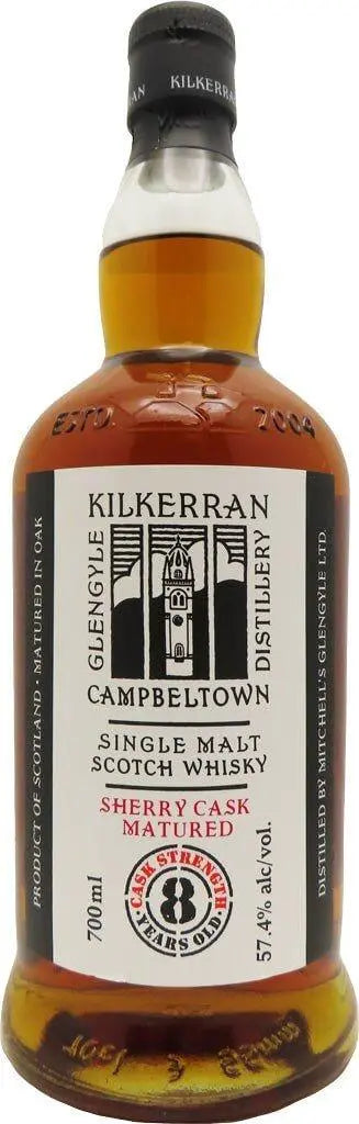 Kilkerran 8 Year Old Cask Strength Sherry Cask Matured - Main Street Liquor
