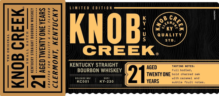 Knob Creek 21 Year Limited Edition Kentucky Straight Bourbon Whiskey - Main Street Liquor