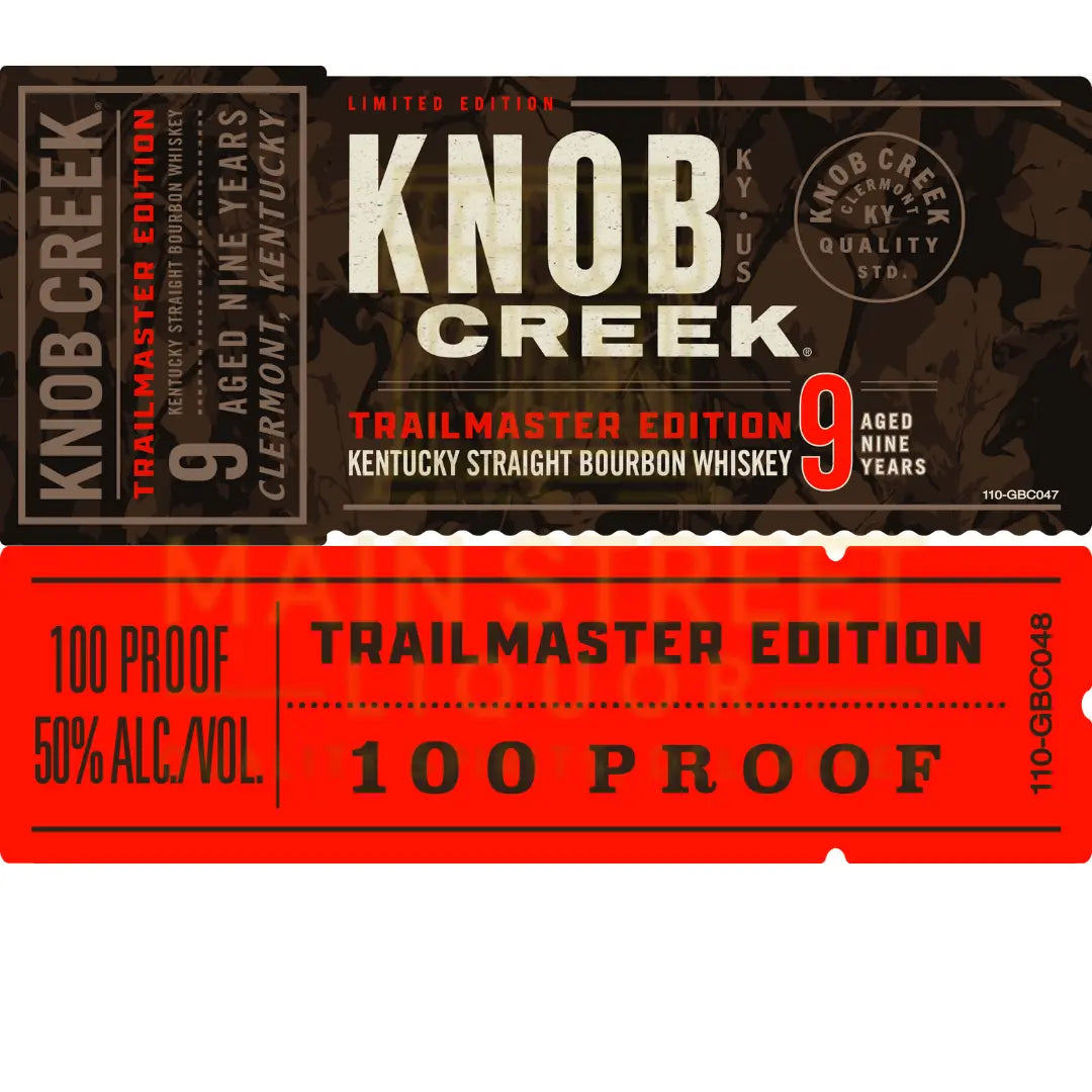 Knob Creek 9 Year Trailmaster Edition Kentucky Straight Bourbon Whiskey - Main Street Liquor