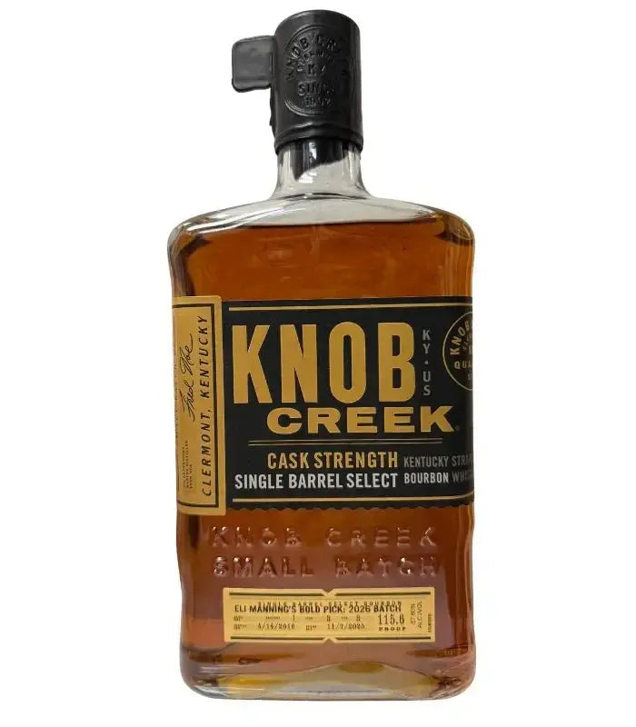 Knob Creek "Eli Manning's Bold Pick: 2026 Batch" Cask Strength Single Barrel Bourbon - Main Street Liquor