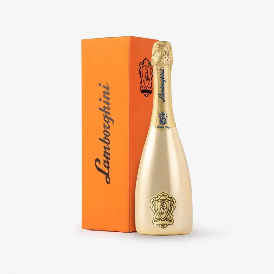 Lamborghini Gold: Extra Dry Prosecco D.O.C. Treviso with Gift Box | Case of 6 - Main Street Liquor