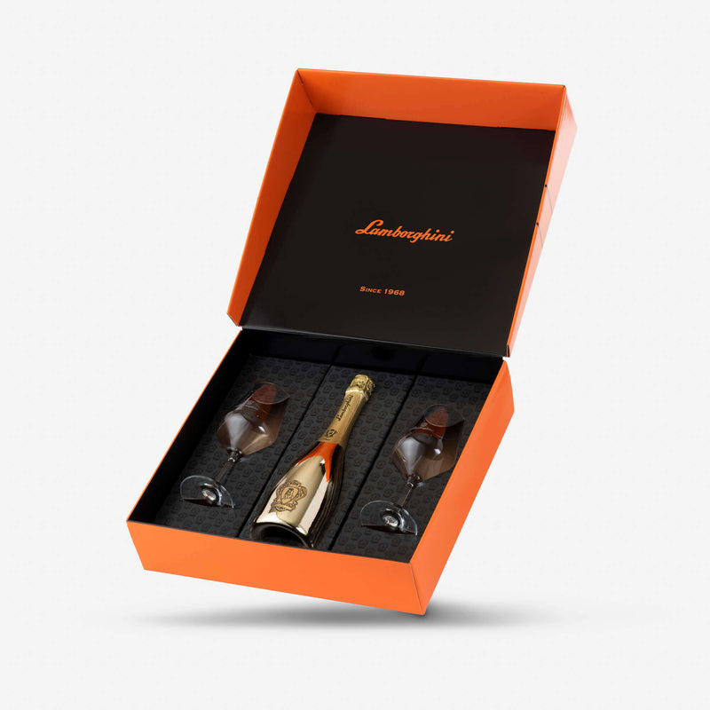 Load image into Gallery viewer, Lamborghini: Oro Vino Spumante with Gift Set - Main Street Liquor
