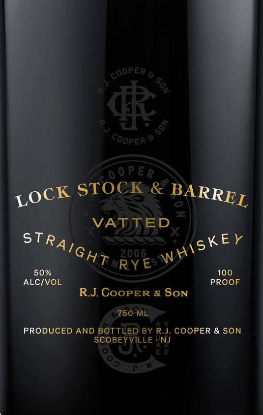 Lock Stock & Barrel Vatted Straight Rye Whiskey - Main Street Liquor