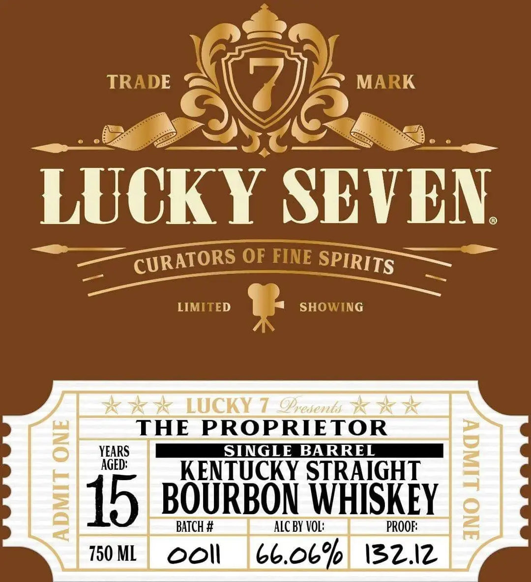 Lucky Seven The Proprietor 15 Year Old Single Barrel Kentucky Straight Bourbon - Main Street Liquor