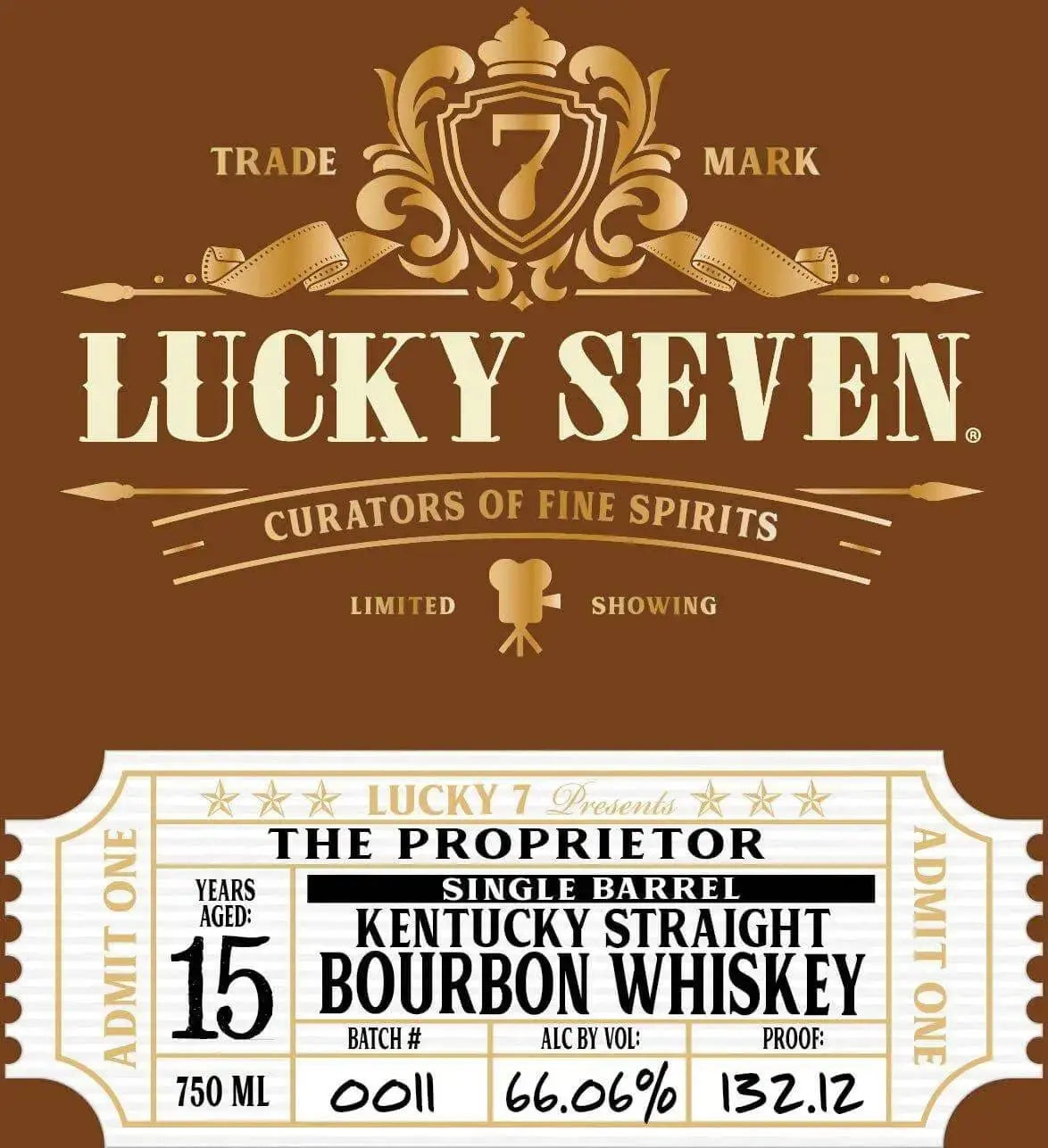 Lucky Seven The Proprietor 15 Year Old Single Barrel Kentucky Straight Bourbon - Main Street Liquor