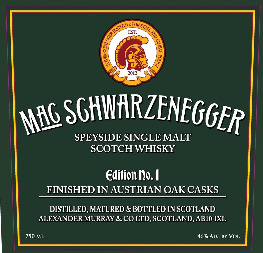 MacSchwarzenegger Single Malt Edition No. 1 Finished In Australian Oak Cask - Main Street Liquor