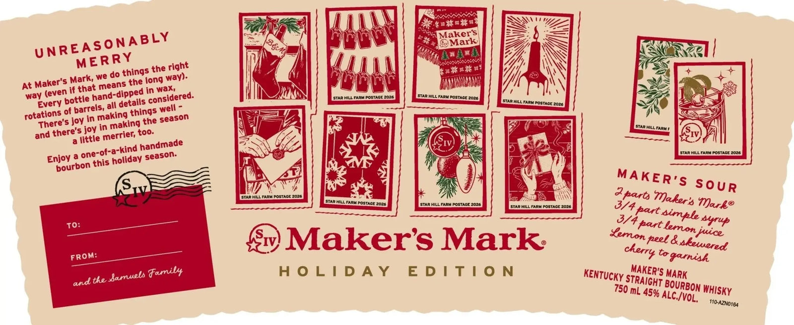 Maker’s Mark Holiday Edition Kentucky Straight Bourbon Whiskey - Main Street Liquor