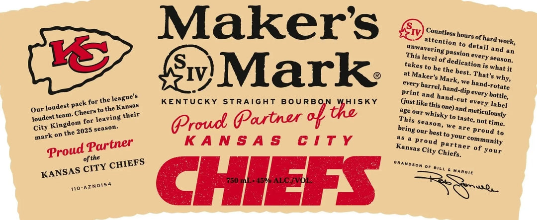 Maker’s Mark Kansas City Chiefs 2025 Edition - Main Street Liquor