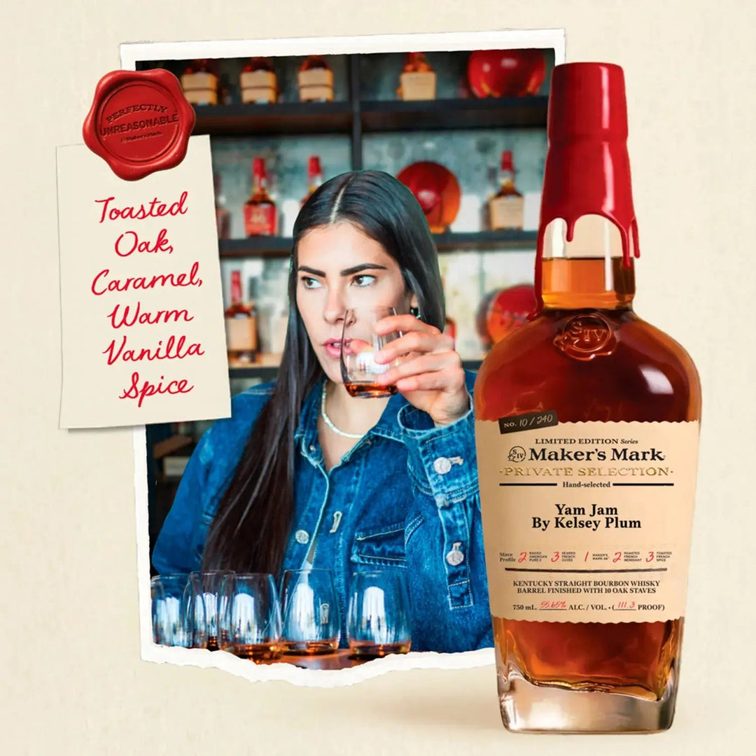 Maker’s Mark Private Selection “Yam Jam” by Kelsey Plum Bourbon - Main Street Liquor