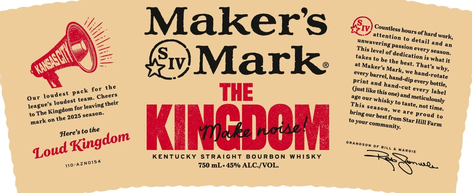 Maker’s Mark The Kingdom Kansas City Limited Edition Bourbon 750ml - Main Street Liquor