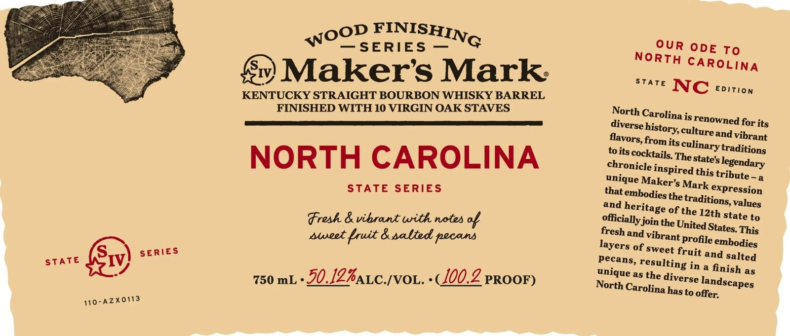 Maker’s Mark Wood Finishing Series North Carolina State Edition 750ml - Main Street Liquor
