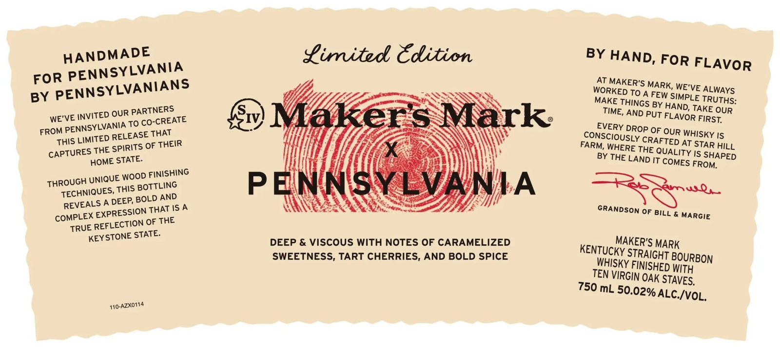 Maker’s Mark x Pennsylvania Limited Edition Bourbon Whisky - Main Street Liquor