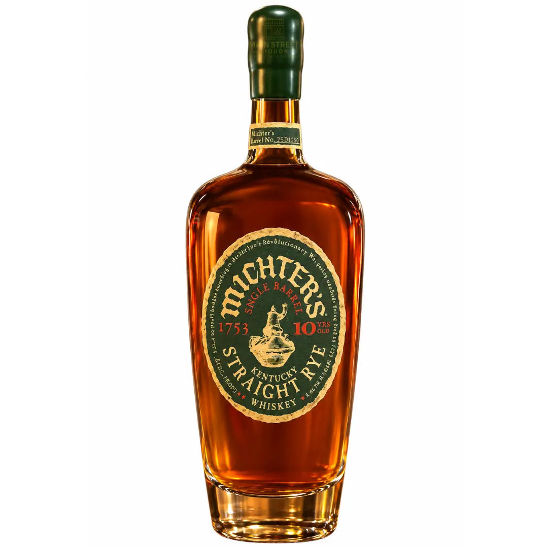 Michter’s 10 Year Old Single Barrel Rye Whiskey 2026 Release - Main Street Liquor