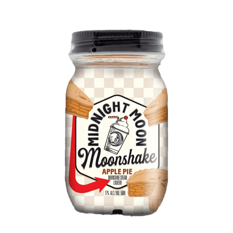 Load image into Gallery viewer, Midnight Moon Apple Pie Moonshake 50mL 12 pack - Main Street Liquor
