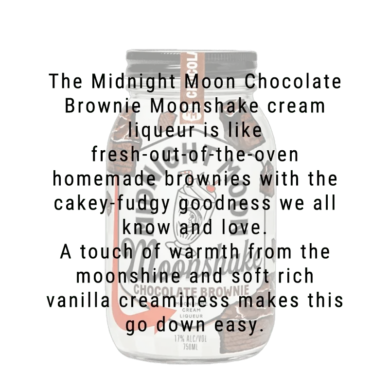 Midnight Moon Chocolate Brownie Moonshake 750mL - Main Street Liquor