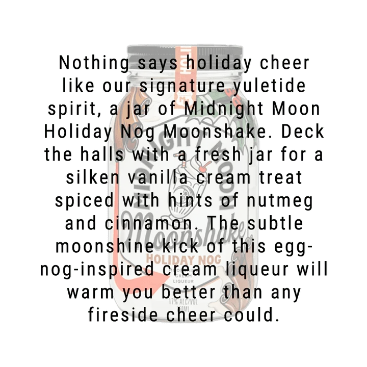 Midnight Moon Holiday Nog Moonshake 750mL - Main Street Liquor