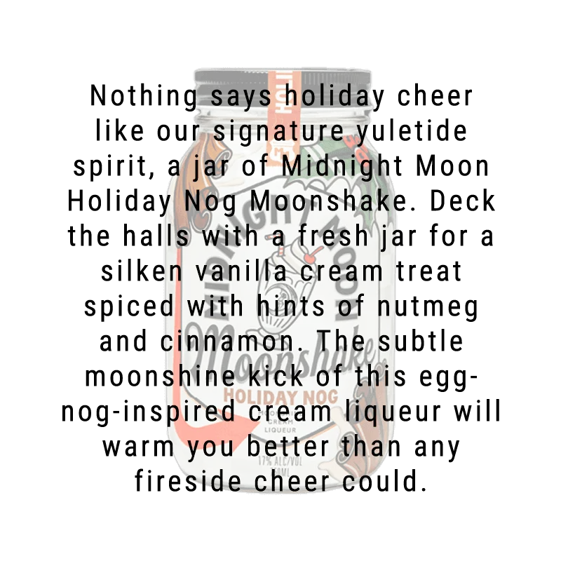 Midnight Moon Holiday Nog Moonshake 750mL - Main Street Liquor