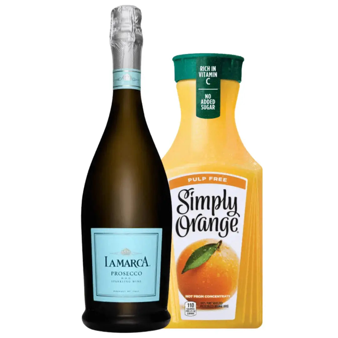 Mimosa Cocktail Kit: La Marca Prosecco &amp; Simply Orange Juice - Main Street Liquor