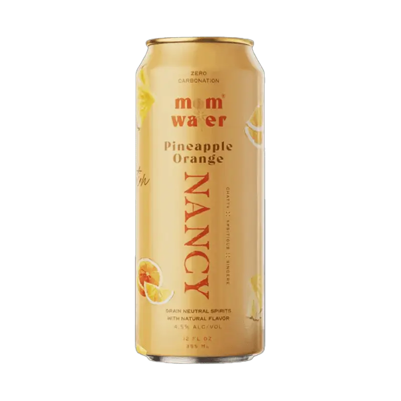 Mom Water Nancy - Pineapple Orange Cocktail 12.oz 4 Pack - Main Street Liquor