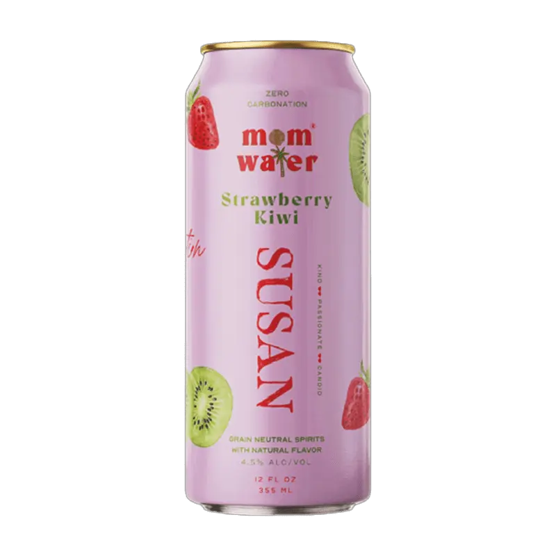 Mom Water Susan - Strawberry Kiwi Cocktail 12.oz 4 Pack - Main Street Liquor