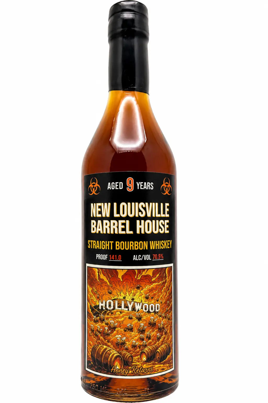New Louisville 9 Year Bourbon “Hollywood Honey Returns” Straight Bourbon Whiskey - Main Street Liquor