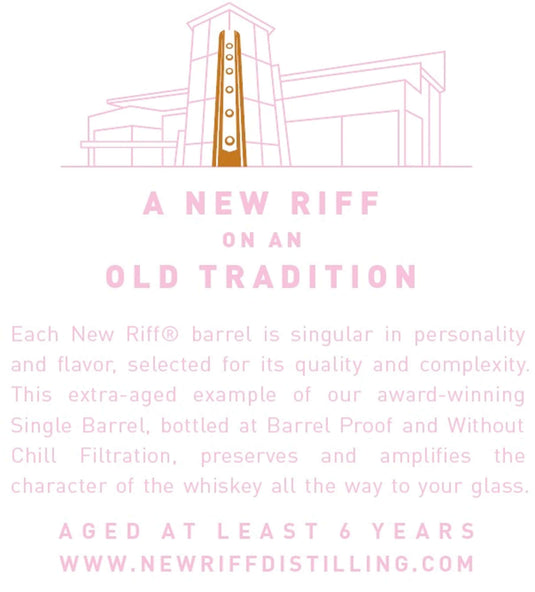 New Riff 6 - Year Single Barrel Bourbon Whiskey - Barrel Proof - Main Street Liquor