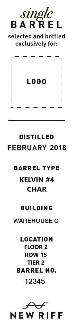 Load image into Gallery viewer, New Riff Single Barrel Kentucky Straight Rye Whiskey – 6 Years Old, Barrel Proof - Main Street Liquor
